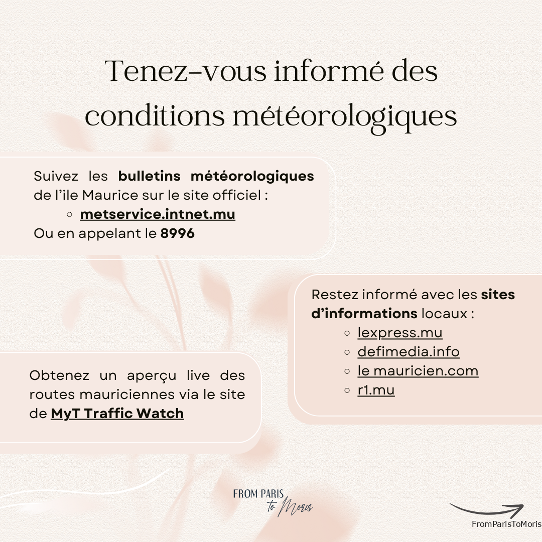 Saison cyclonique à l'ile Maurice