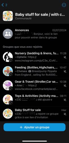 Groupes whatsapp