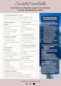 Checklist Assurance Santé FPTM