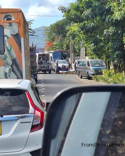 Accident de la route à Maurice