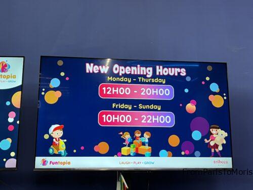 Funtopia opening hours