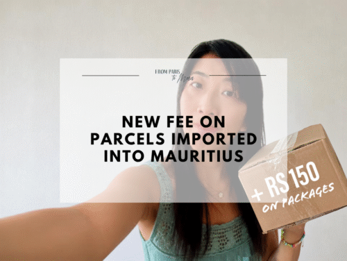 new fee parcels imported mauritius